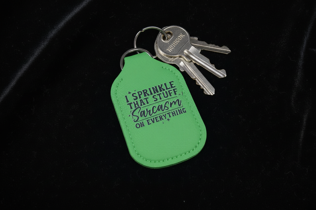 Key-Chain Holder - Hand Sanitizer - Sayings