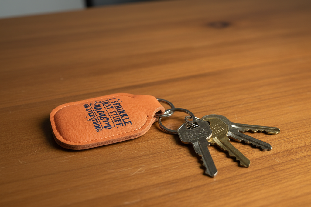 Key-Chain Holder - Hand Sanitizer - Sayings