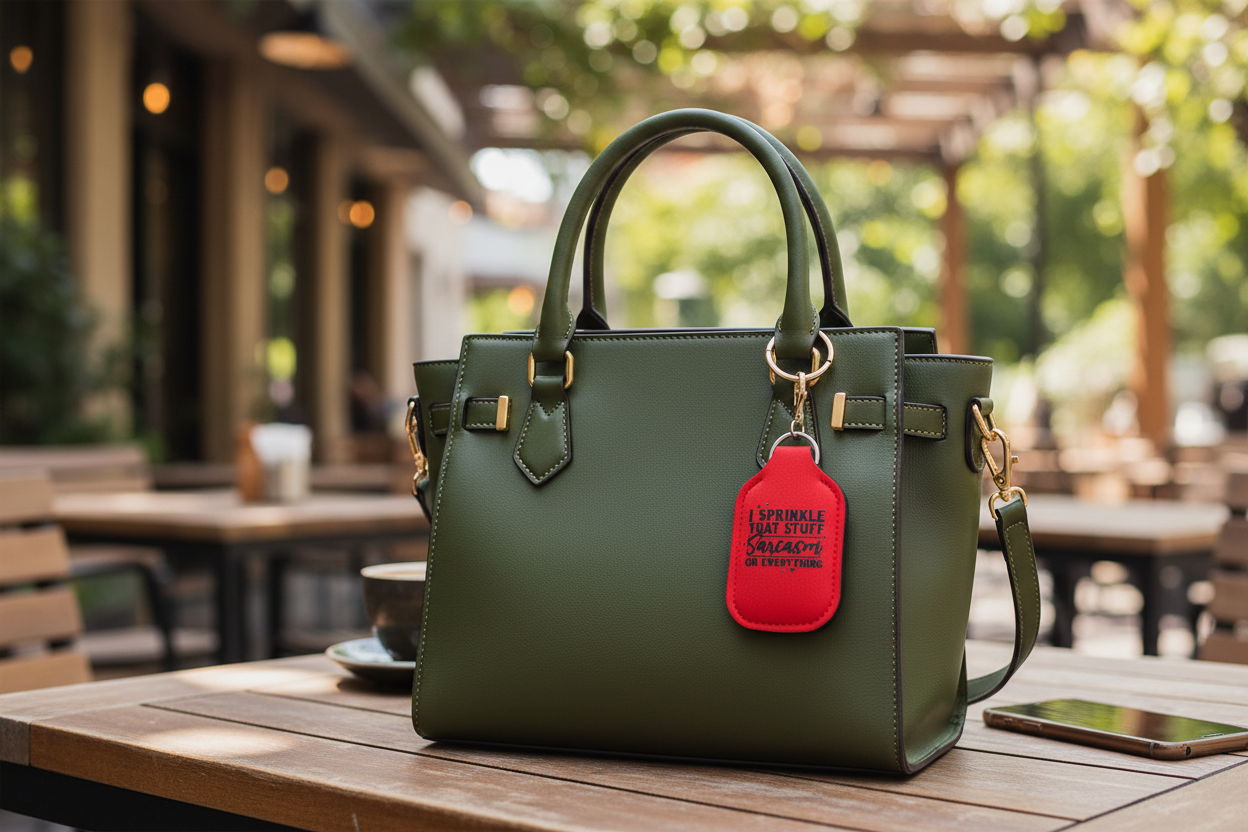 Sarcastic Saying - Key-Chain Holder - Hand Sanitizer