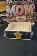 Keepsake Box - Wood - Star