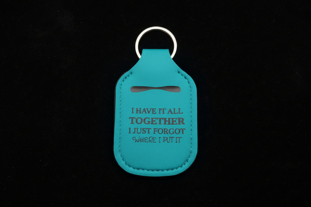 Key-Chain Holder - Hand Sanitizer - Sayings