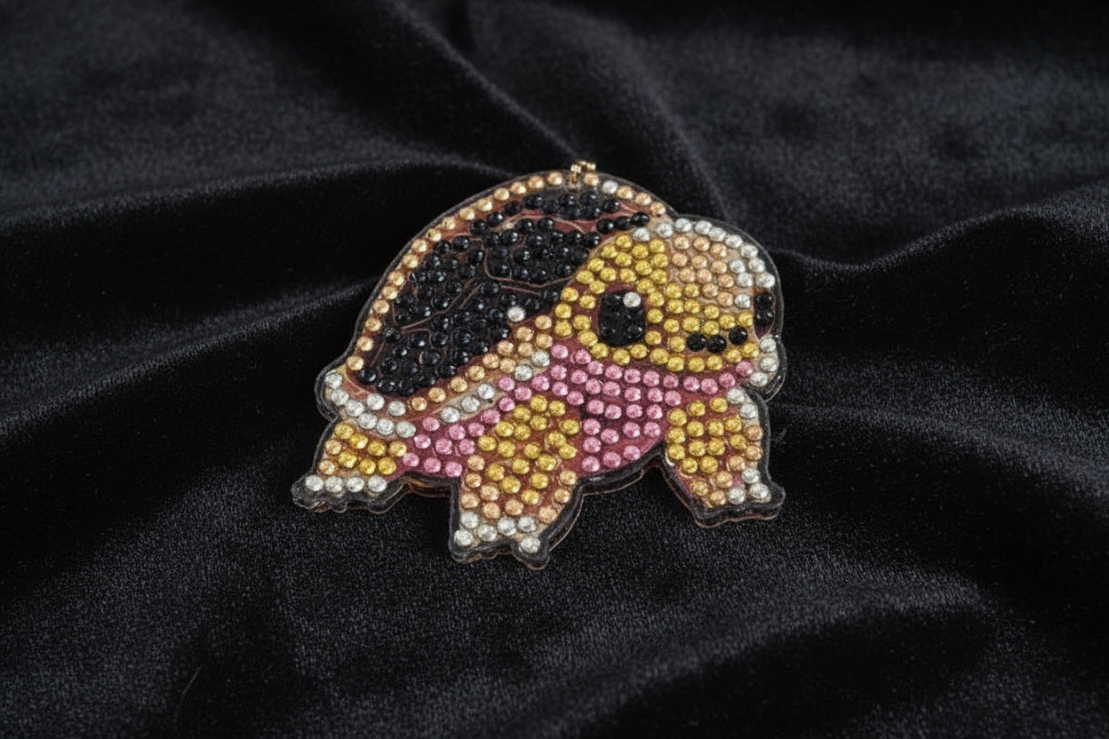 Handcrafted Diamond Art Keychains – Turtle - 06