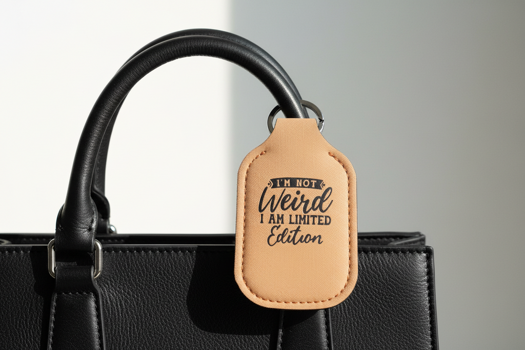 Key-Chain Holder - Hand Sanitizer - Sayings