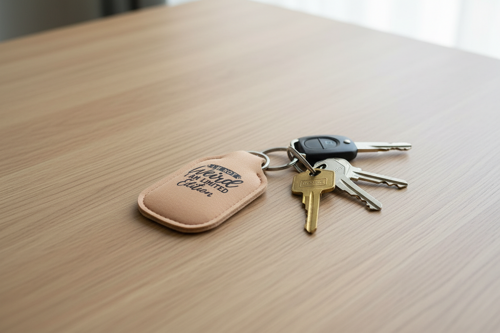 Key-Chain Holder - Hand Sanitizer - Sayings