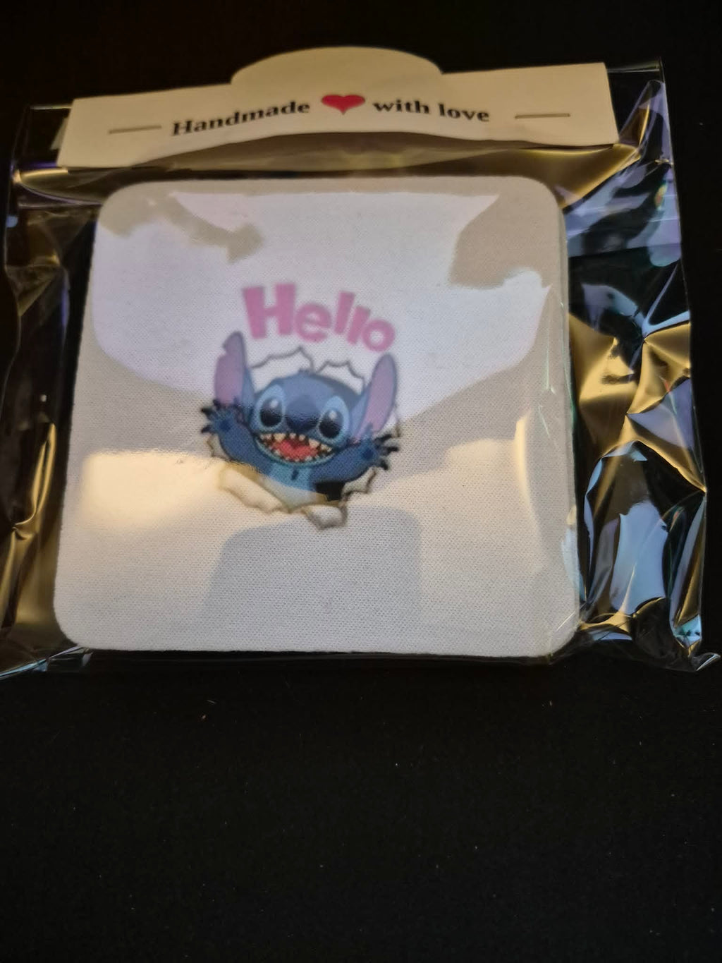 Square Sublimated Coaster Set – 4 Pack | Hello
