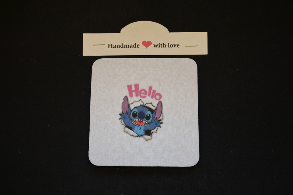 Square Sublimated Coaster Set – 4 Pack | Hello