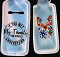 Key-Chain Holder - Chap-stick/Lipstick/Lighter - Saying - 05