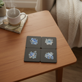 Square Sublimated Coaster Set – 4 Pack | Turtle