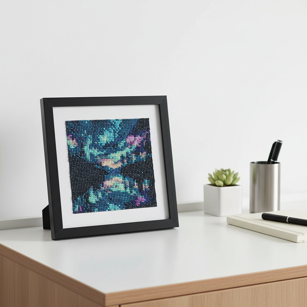 Diamond Art – Handcrafted, Framed & Ready to Hang (Landscape Night)