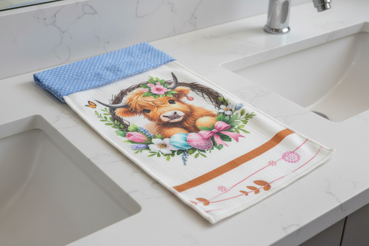 Non-Slip Stove Towels - Spring - Easter - 04