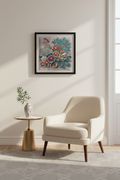 Diamond Art – Handcrafted, Framed & Ready to Hang (Peacock)