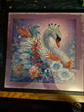 Diamond Art – Handcrafted, Framed & Ready to Hang (Swan)