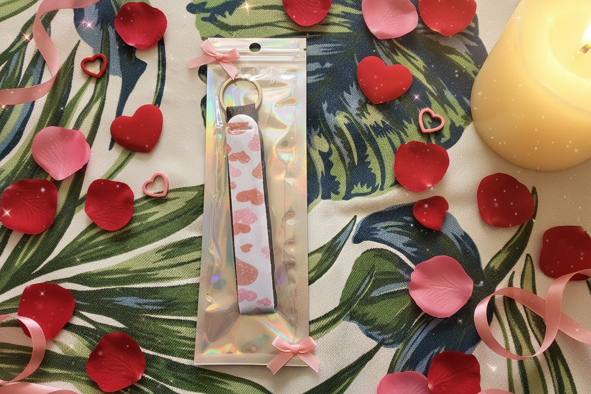 Handcrafted Sublimated Lanyards - Valentine