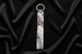 Handcrafted Sublimated Lanyards  - Marble - White