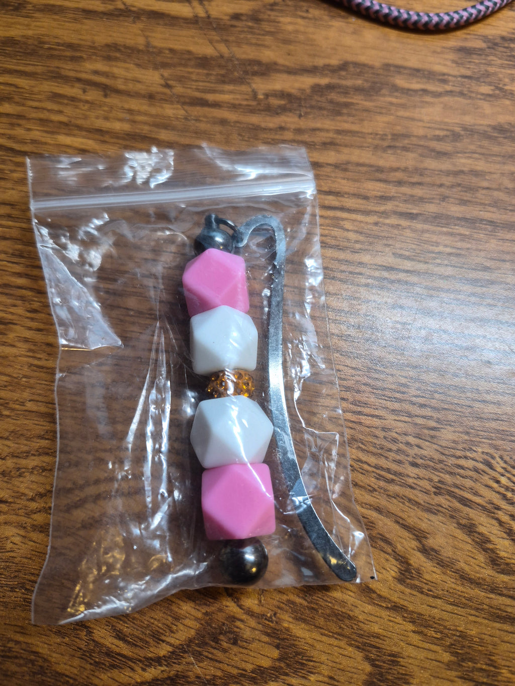 Unique Beaded Handmade Slide-In Bookmarks - 05